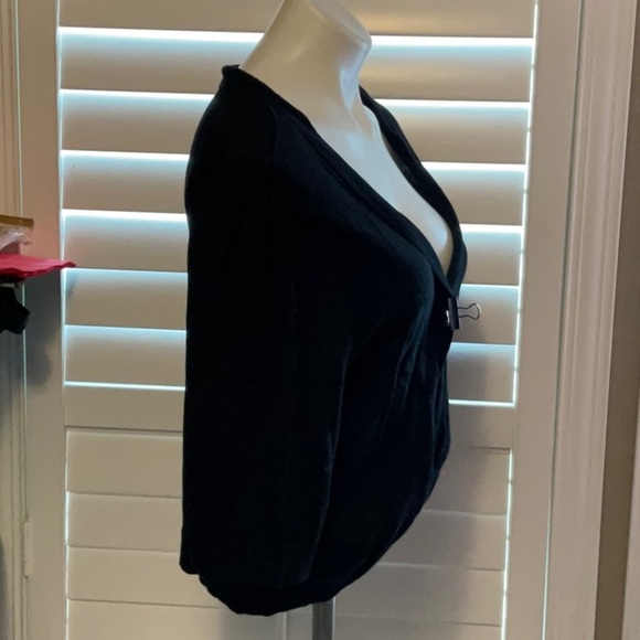 Chaps Black Women's Cardigan Sweater - Picture 3 of 8